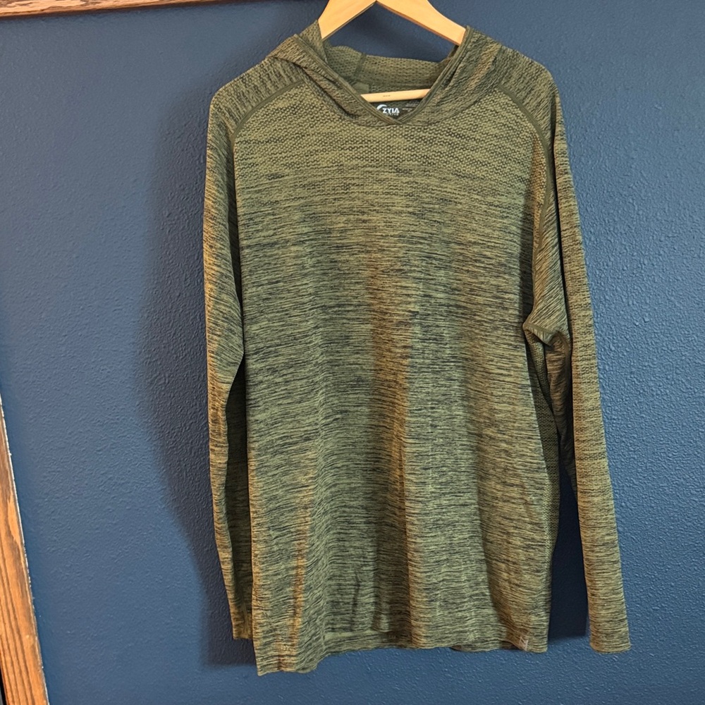 Men's Olive Green Hooded Sweatshirt